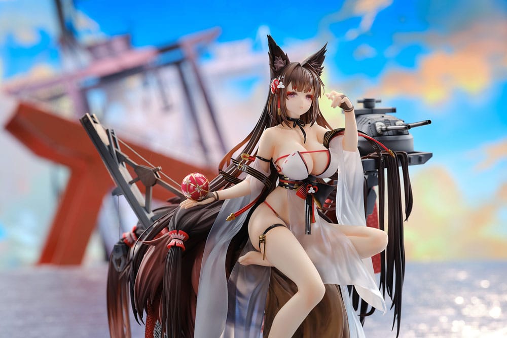 azur lane amagi wending waters serene lotus ver scale figure ()