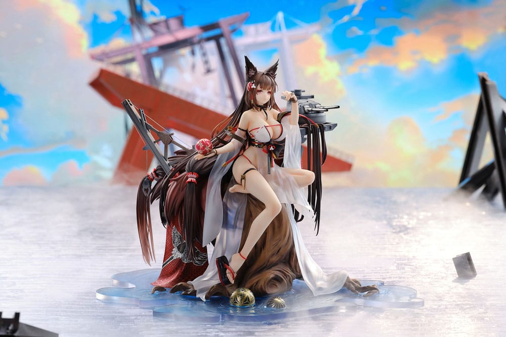 azur lane amagi wending waters serene lotus ver scale figure ()