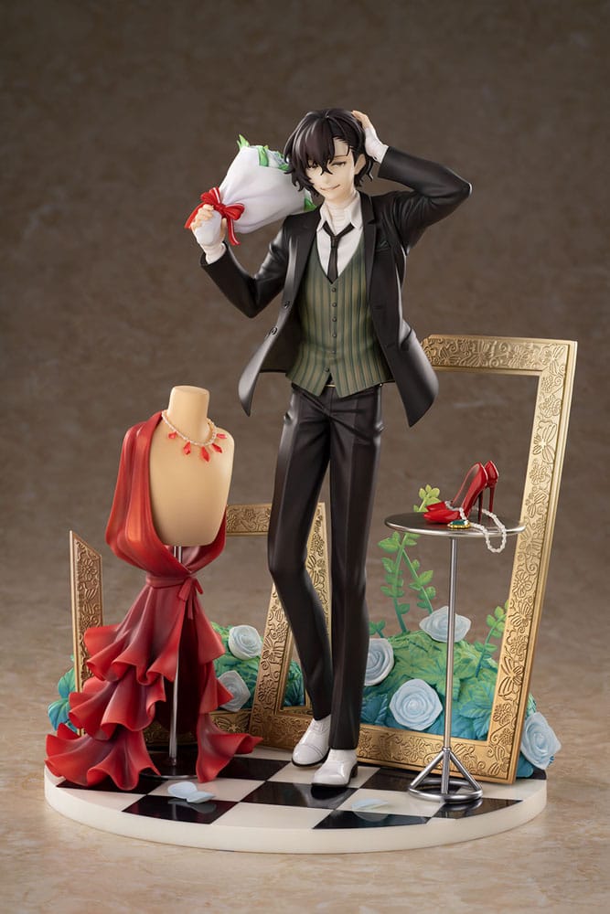 bungo stray dogs dazai osamu dress up ver deluxe edition scale figure ()
