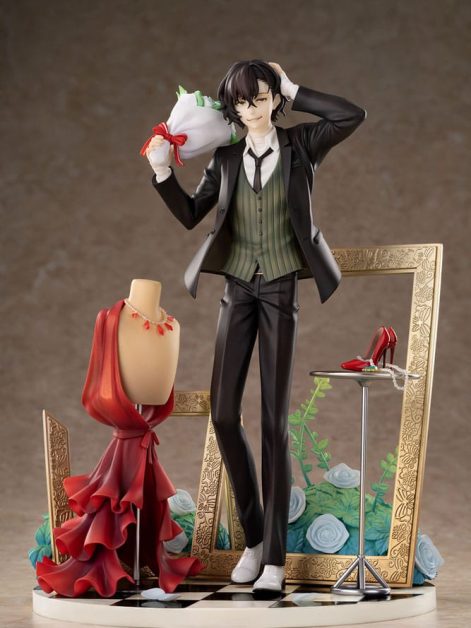 bungo stray dogs dazai osamu dress up ver deluxe edition scale figure main