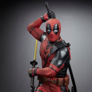 deadpool legacy replica deadpool statue ()