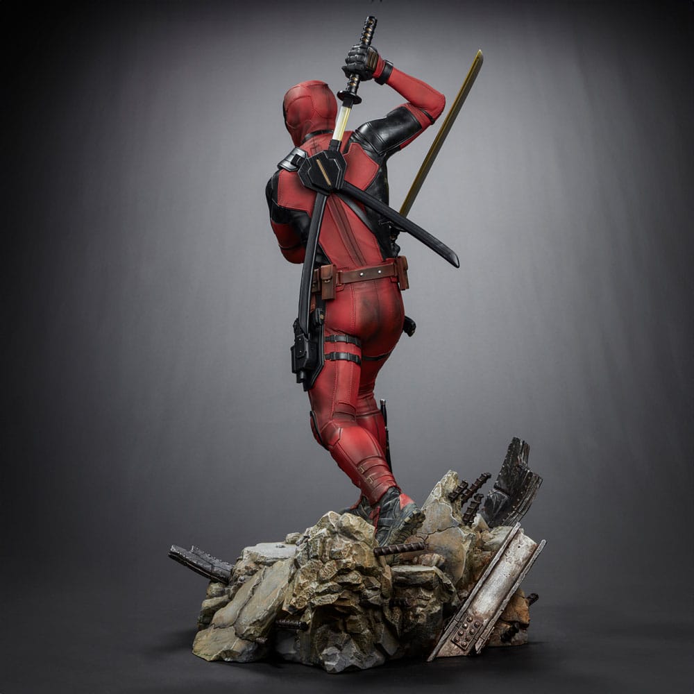 deadpool legacy replica deadpool statue ()