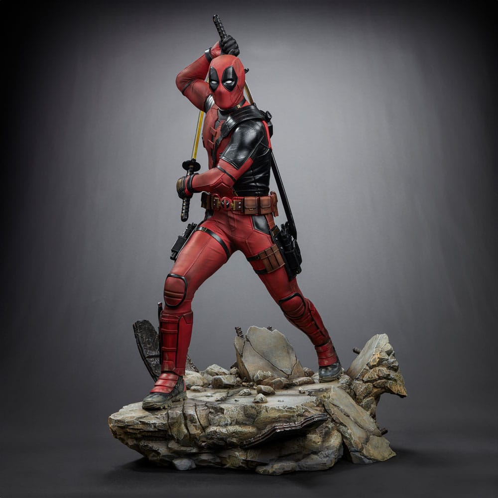 deadpool legacy replica deadpool statue ()