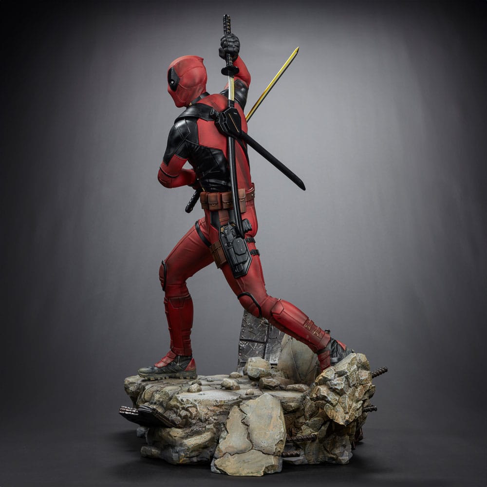 deadpool legacy replica deadpool statue ()