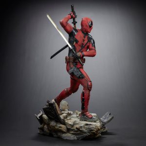 deadpool legacy replica deadpool statue ()
