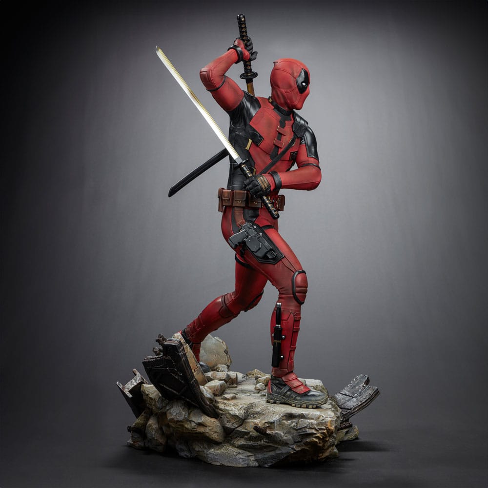 deadpool legacy replica deadpool statue ()
