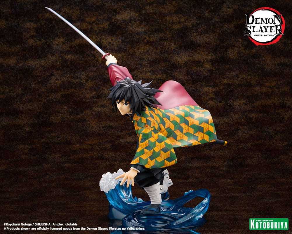 demon slayer kimetsu no yaiba artfxj giyu tomioka scale figure ()