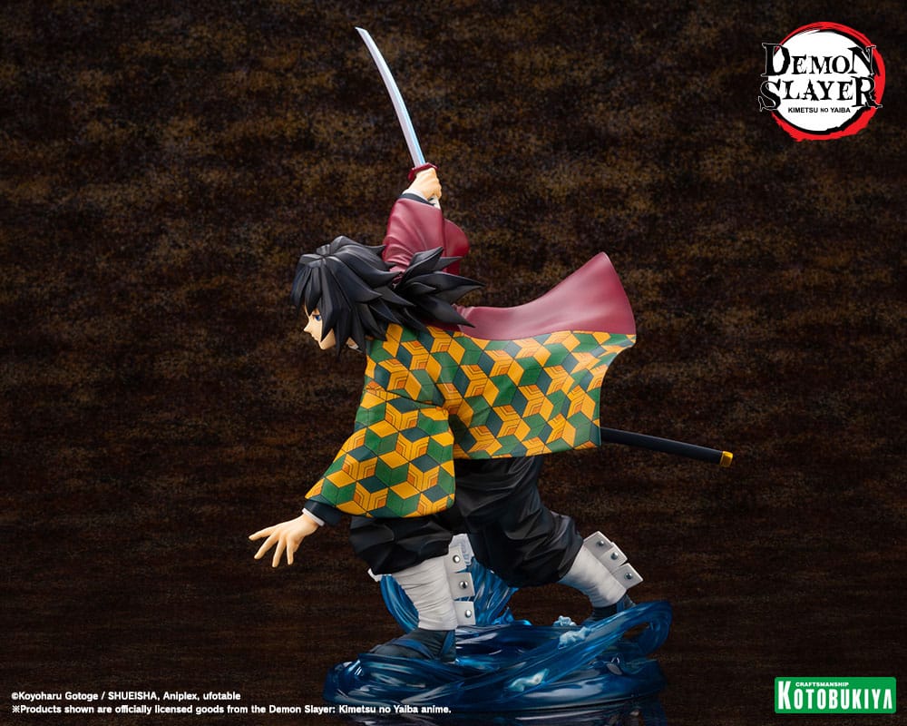 demon slayer kimetsu no yaiba artfxj giyu tomioka scale figure ()
