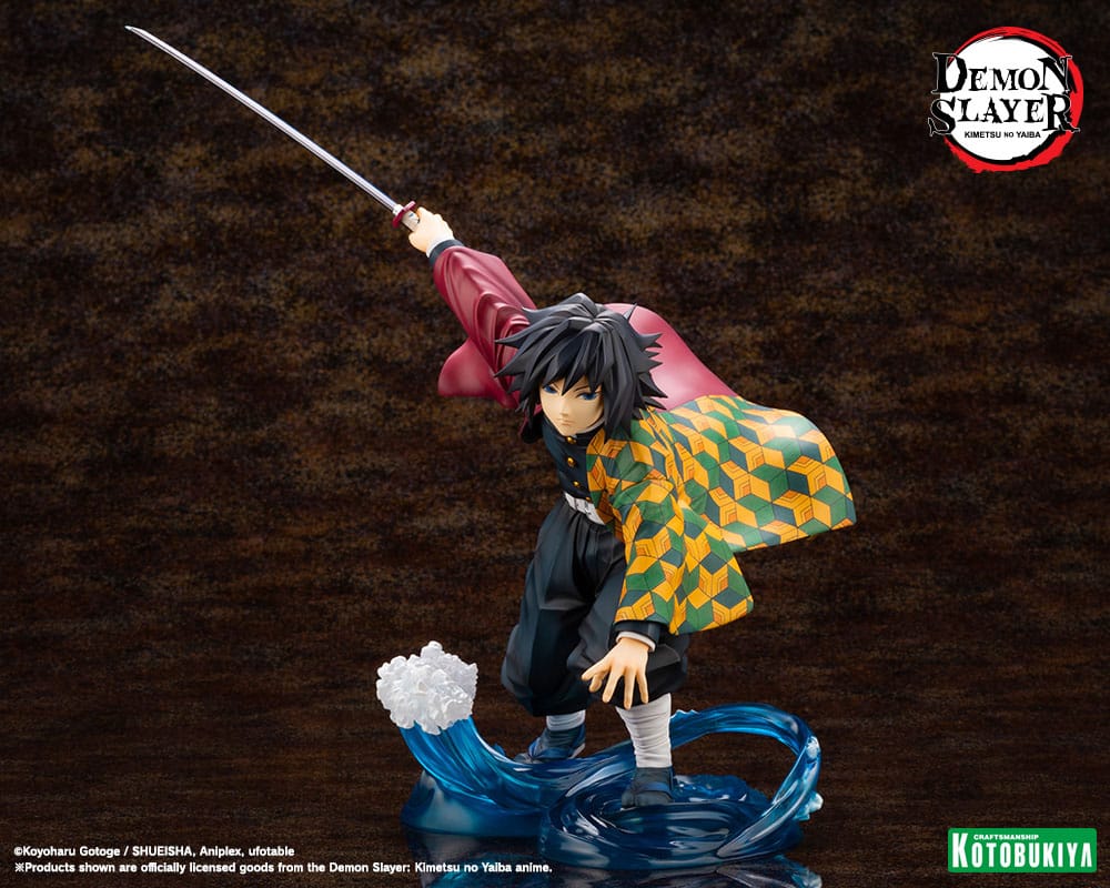 demon slayer kimetsu no yaiba artfxj giyu tomioka scale figure main