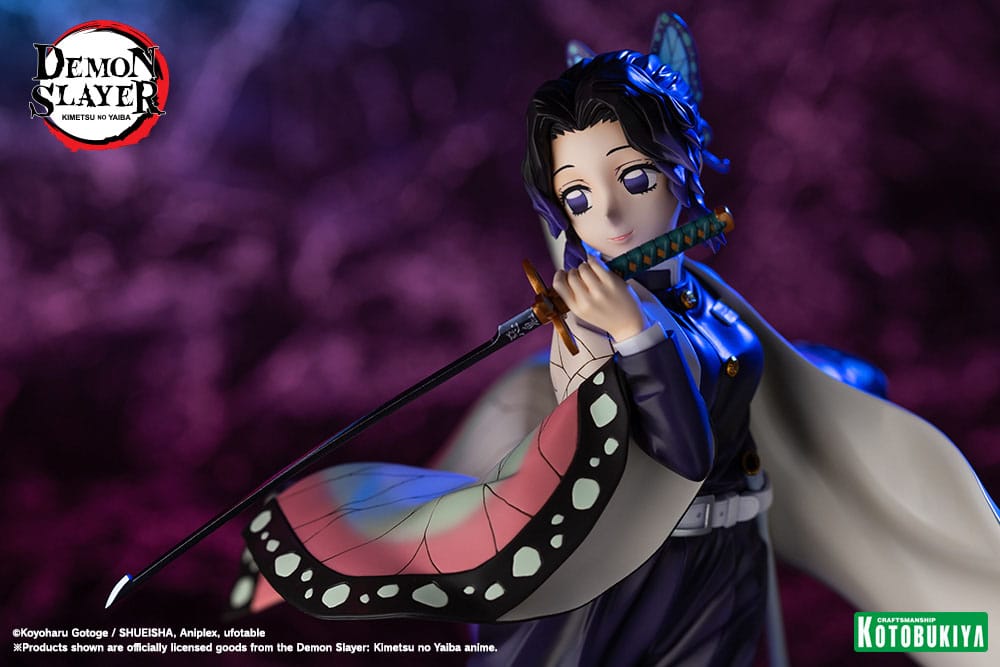 demon slayer kimetsu no yaiba artfxj shinobu kocho scale figure ()