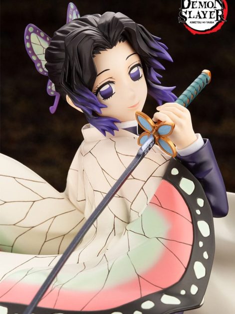 demon slayer kimetsu no yaiba artfxj shinobu kocho scale figure ()