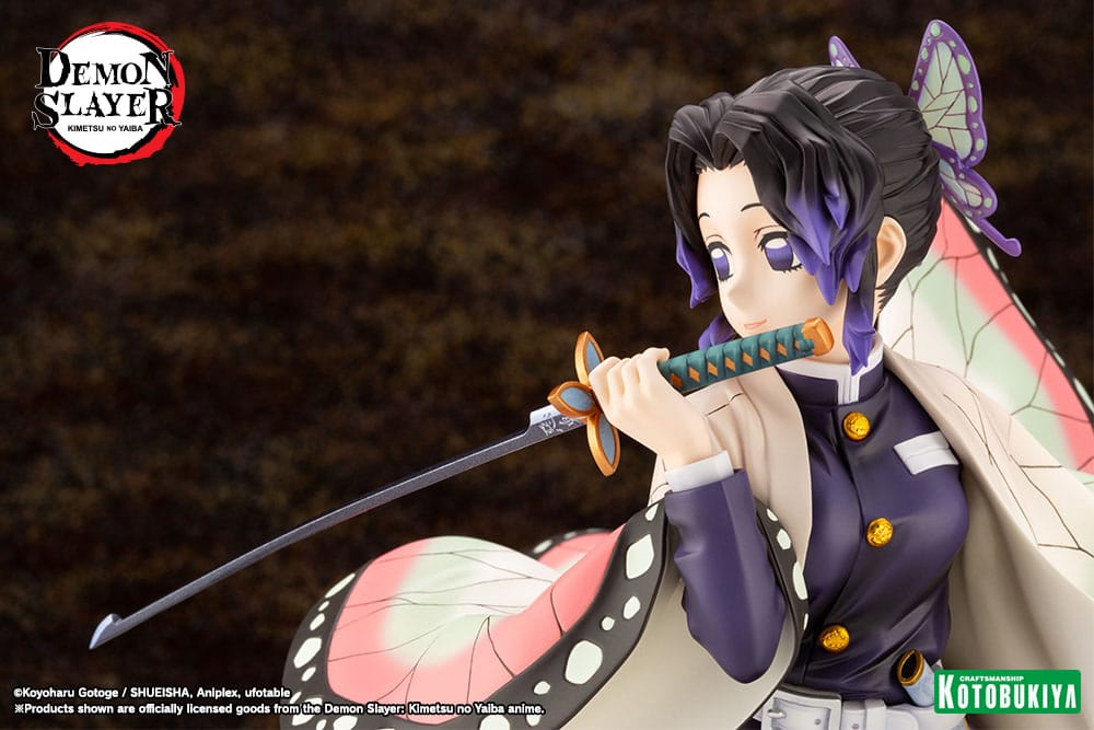 demon slayer kimetsu no yaiba artfxj shinobu kocho scale figure ()