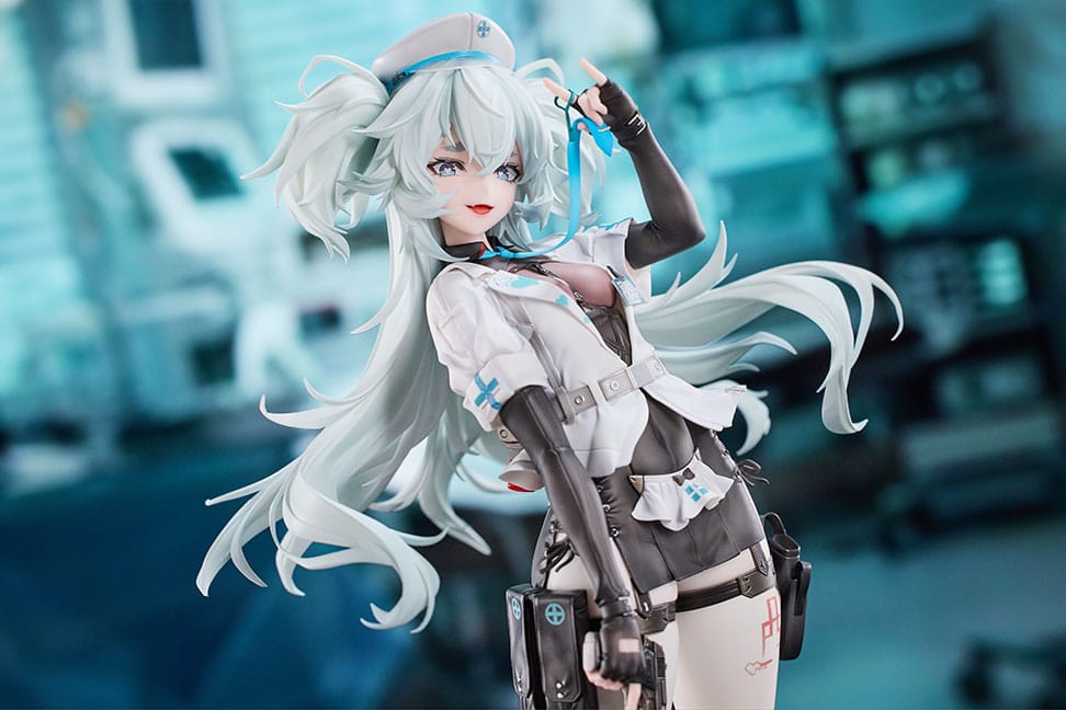 girls frontline exilium florence enchanting white feather ver scale figure ()