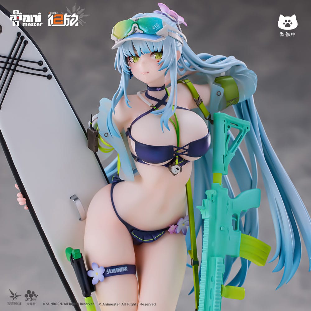 girls frontline exilium klukai cerulean breaker ver scale figure ()