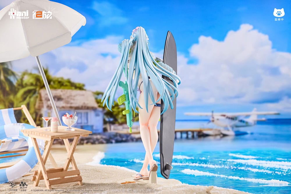 girls frontline exilium klukai cerulean breaker ver scale figure ()