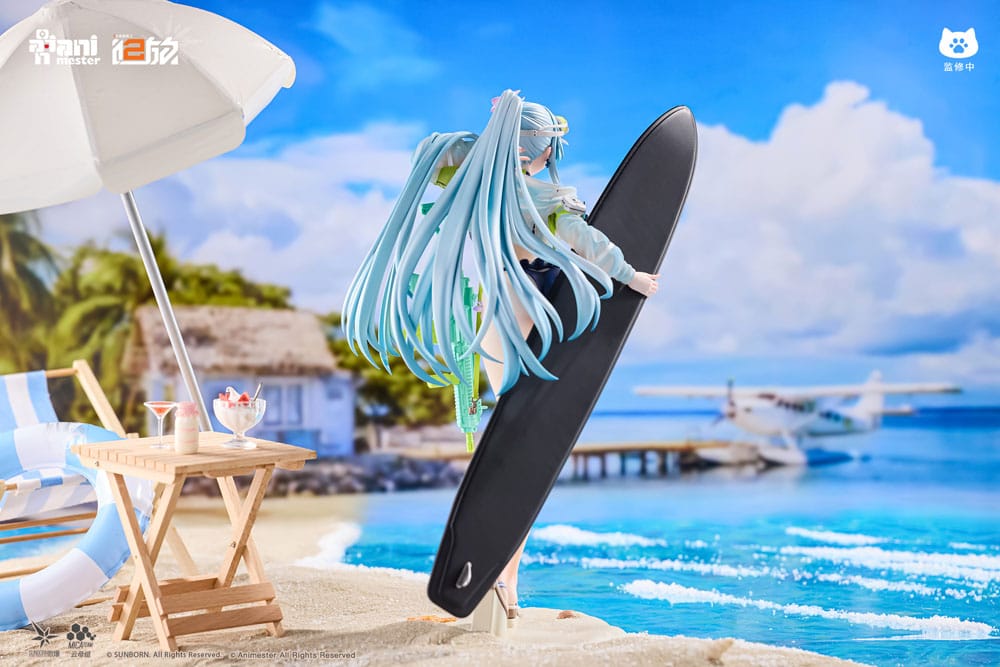 girls frontline exilium klukai cerulean breaker ver scale figure ()