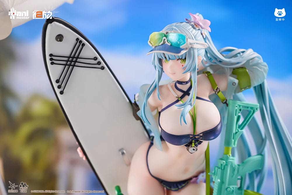 girls frontline exilium klukai cerulean breaker ver scale figure ()