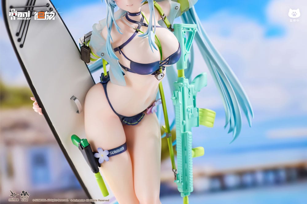 girls frontline exilium klukai cerulean breaker ver scale figure ()