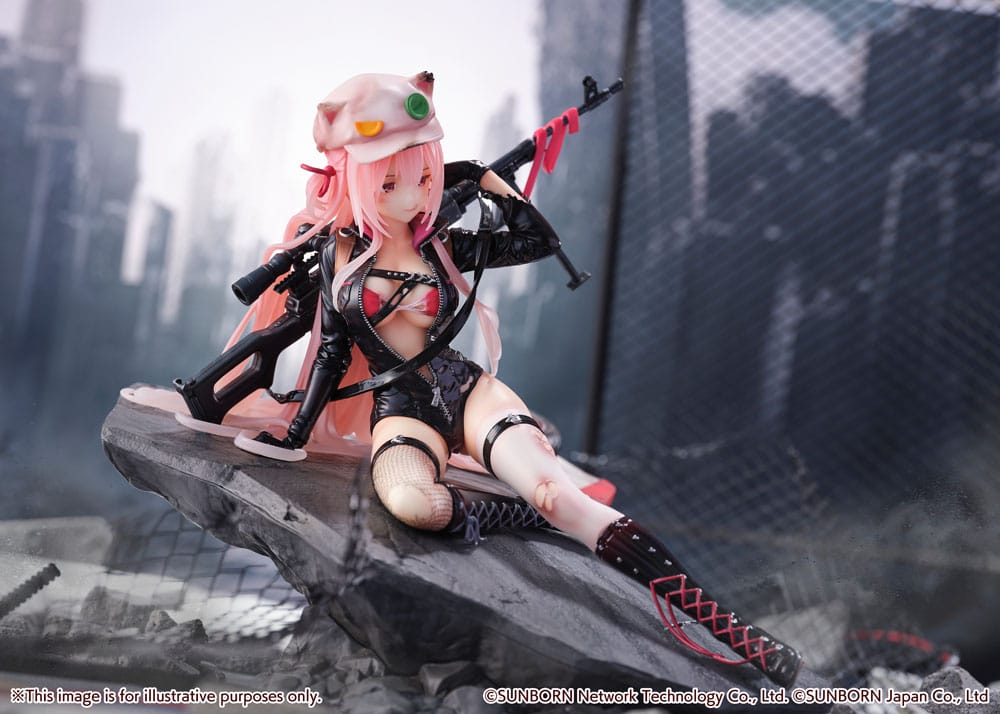 girls frontline ukm gale lightning wounded ver scale figure ()