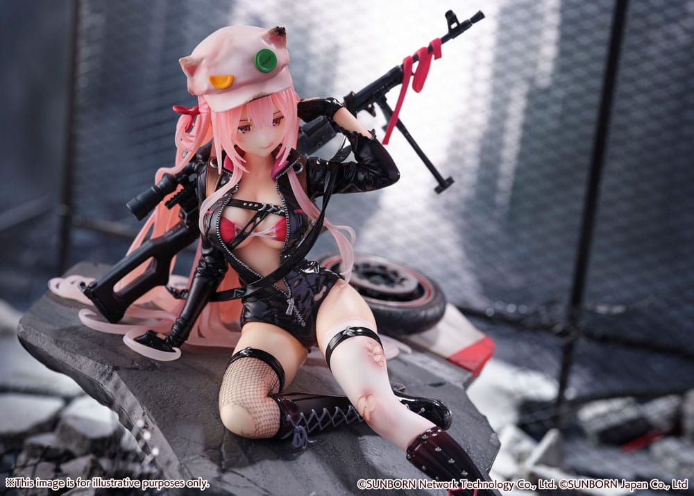 girls frontline ukm gale lightning wounded ver scale figure ()