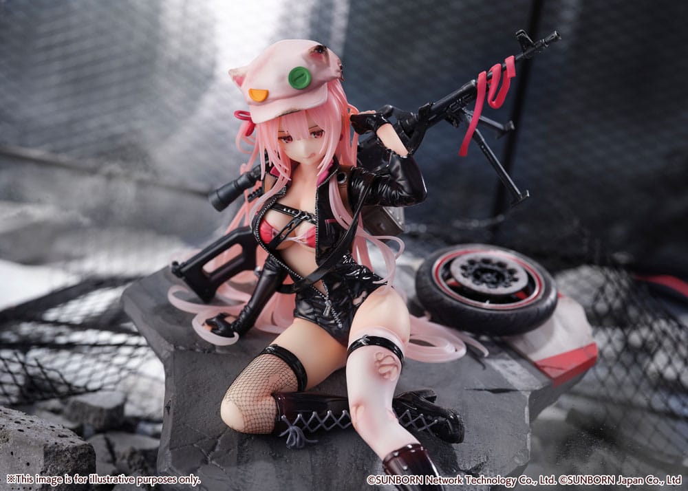 girls frontline ukm gale lightning wounded ver scale figure ()