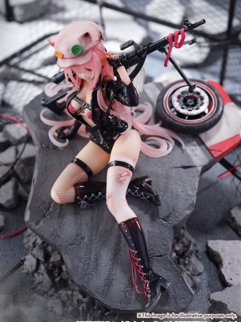 girls frontline ukm gale lightning wounded ver scale figure ()