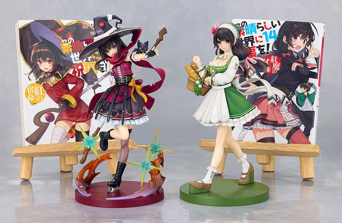 konosuba gods blessing on this wonderful world megumin light novel th anniversary ver scale figure ()
