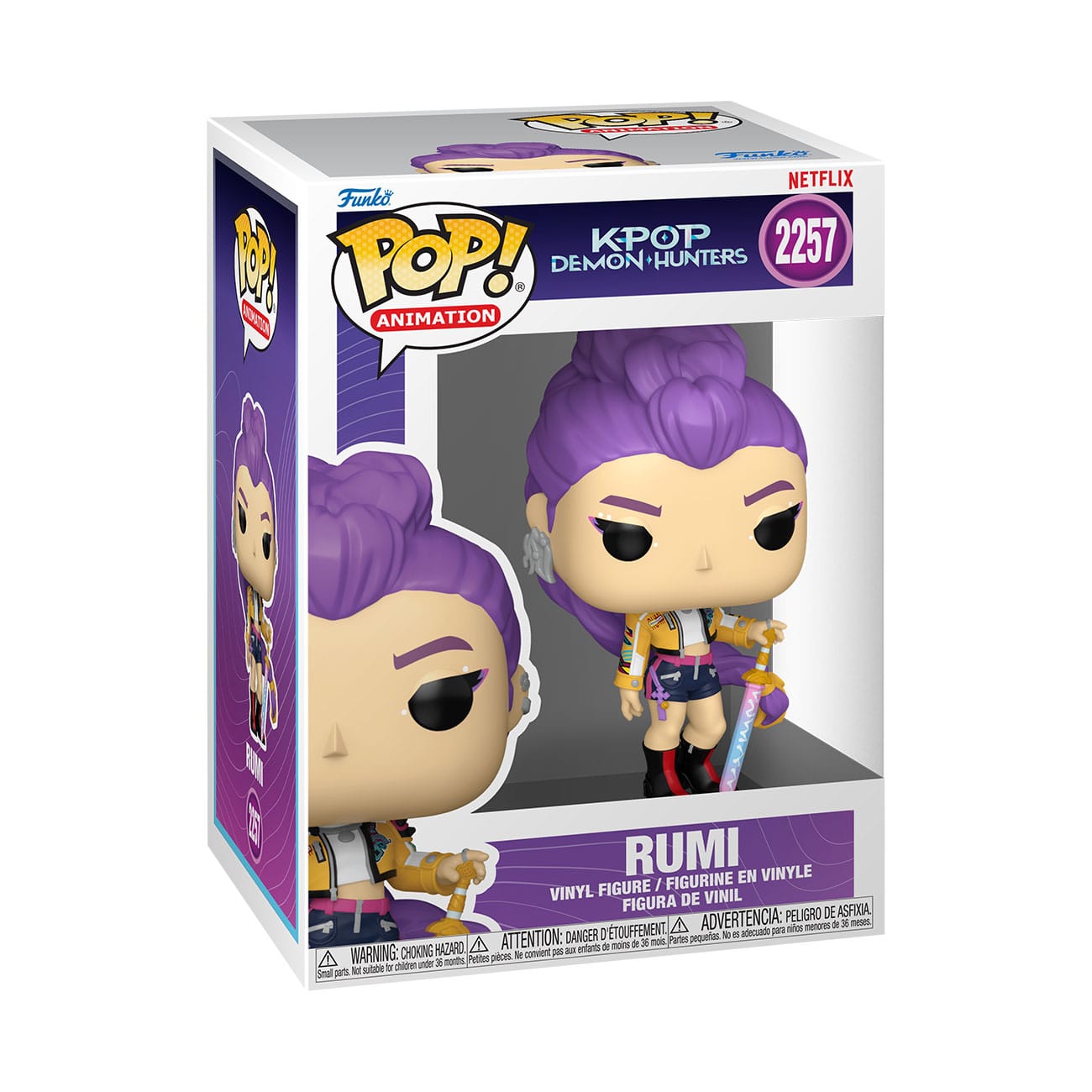 kpop demon hunters rumi pop figure