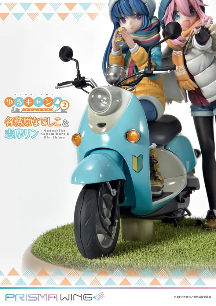 laid back camp prisma wing nadeshiko kagamihara rin shima scale figure ()