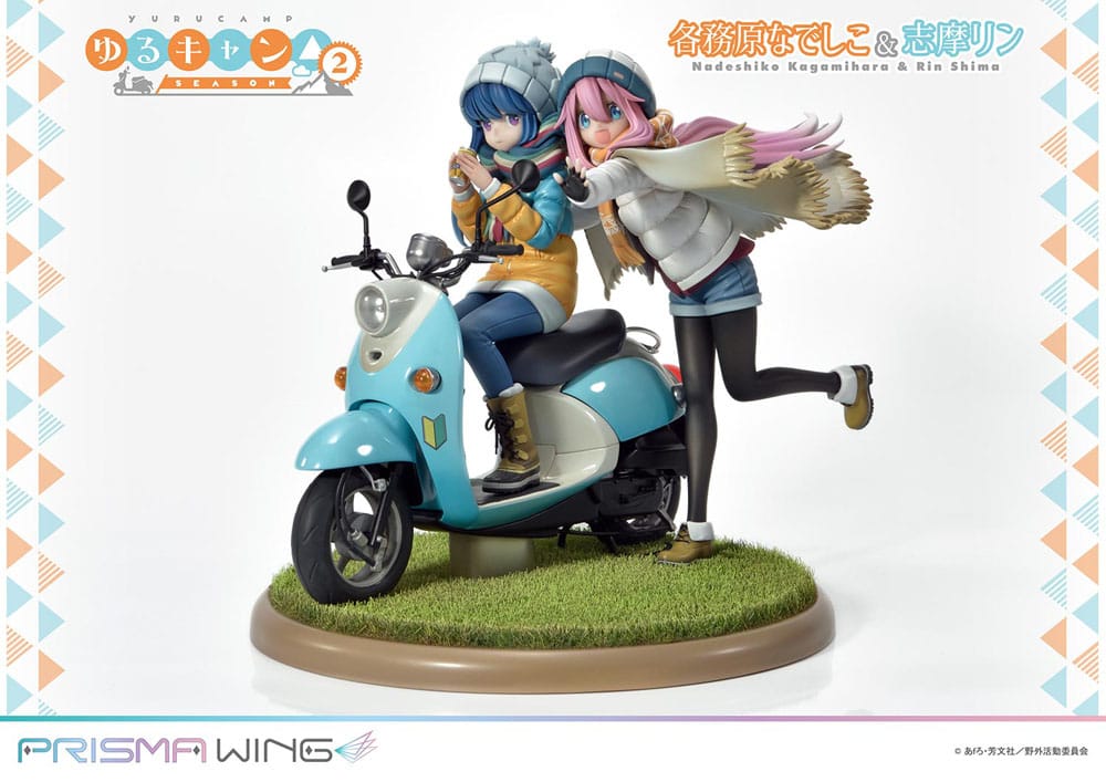 laid back camp prisma wing nadeshiko kagamihara rin shima scale figure ()