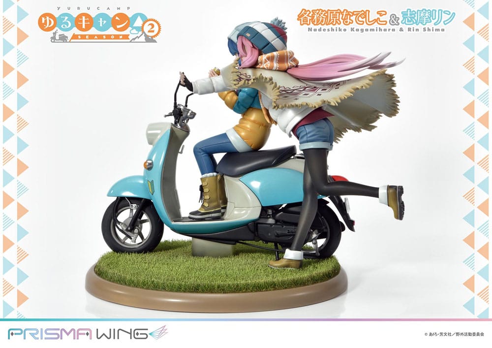 laid back camp prisma wing nadeshiko kagamihara rin shima scale figure ()