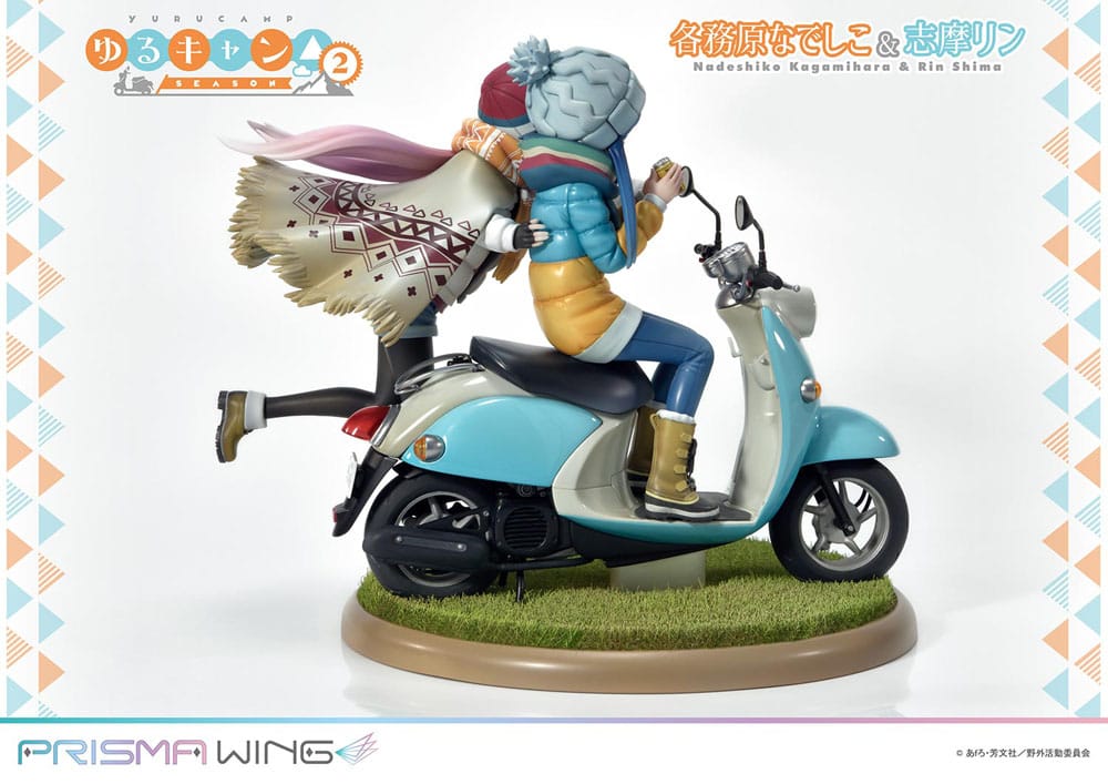 laid back camp prisma wing nadeshiko kagamihara rin shima scale figure ()