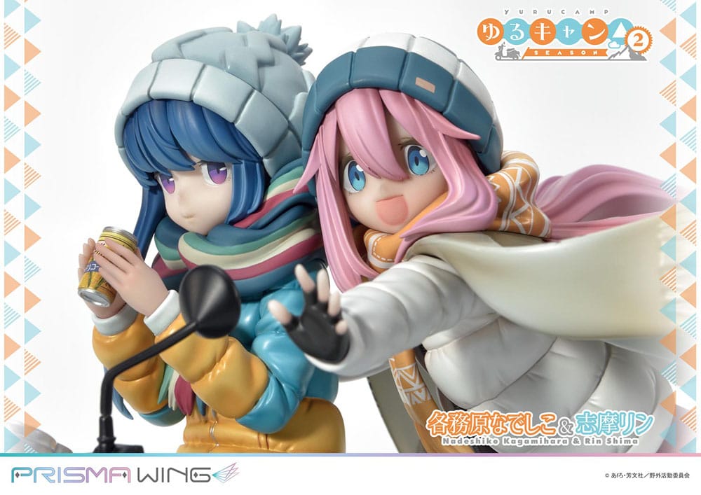 laid back camp prisma wing nadeshiko kagamihara rin shima scale figure ()