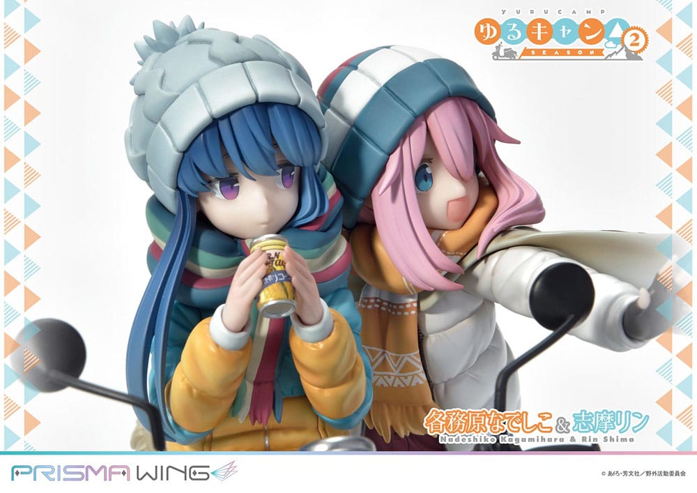 laid back camp prisma wing nadeshiko kagamihara rin shima scale figure ()