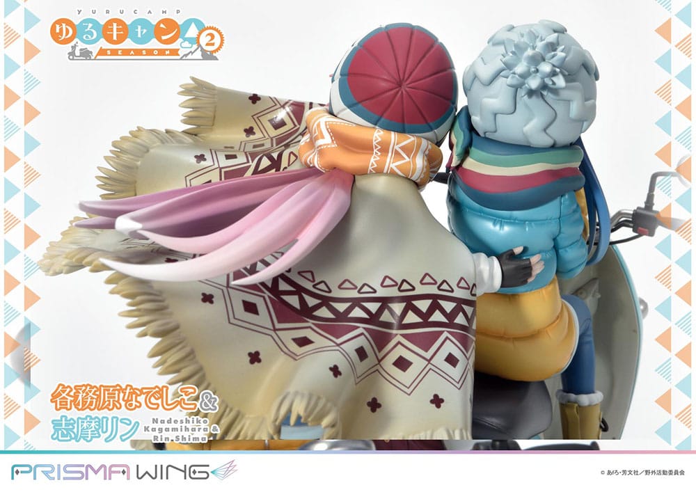 laid back camp prisma wing nadeshiko kagamihara rin shima scale figure ()