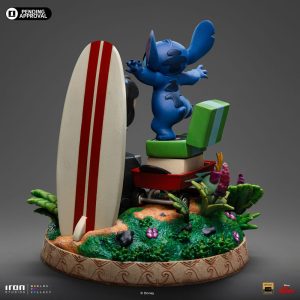 lilo and stitch deluxe art lilo and stitch statue ()