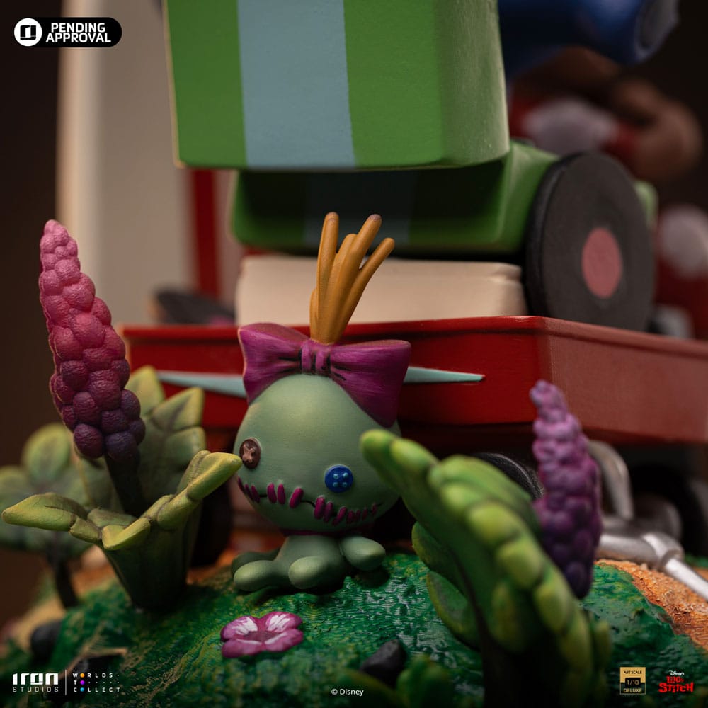 lilo and stitch deluxe art lilo and stitch statue ()