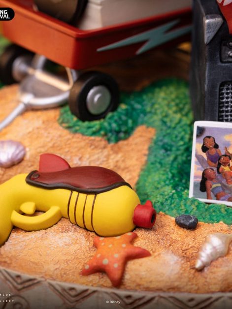 lilo and stitch deluxe art lilo and stitch statue ()