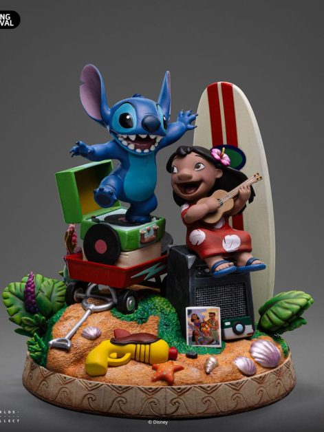 lilo and stitch deluxe art lilo and stitch statue main