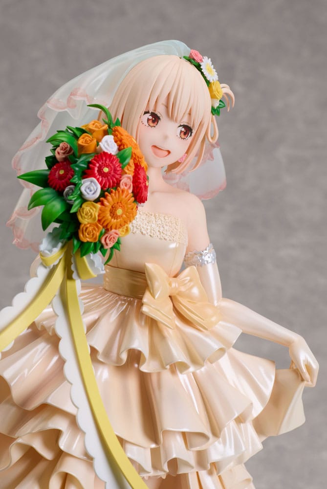 lycoris recoil chisato nishikigi wedding dress ver scale figure ()
