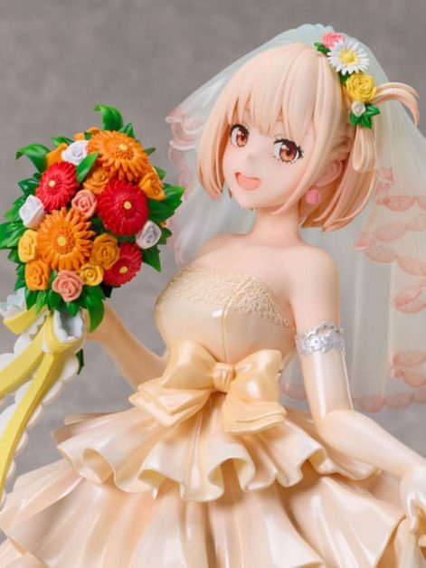 lycoris recoil chisato nishikigi wedding dress ver scale figure ()