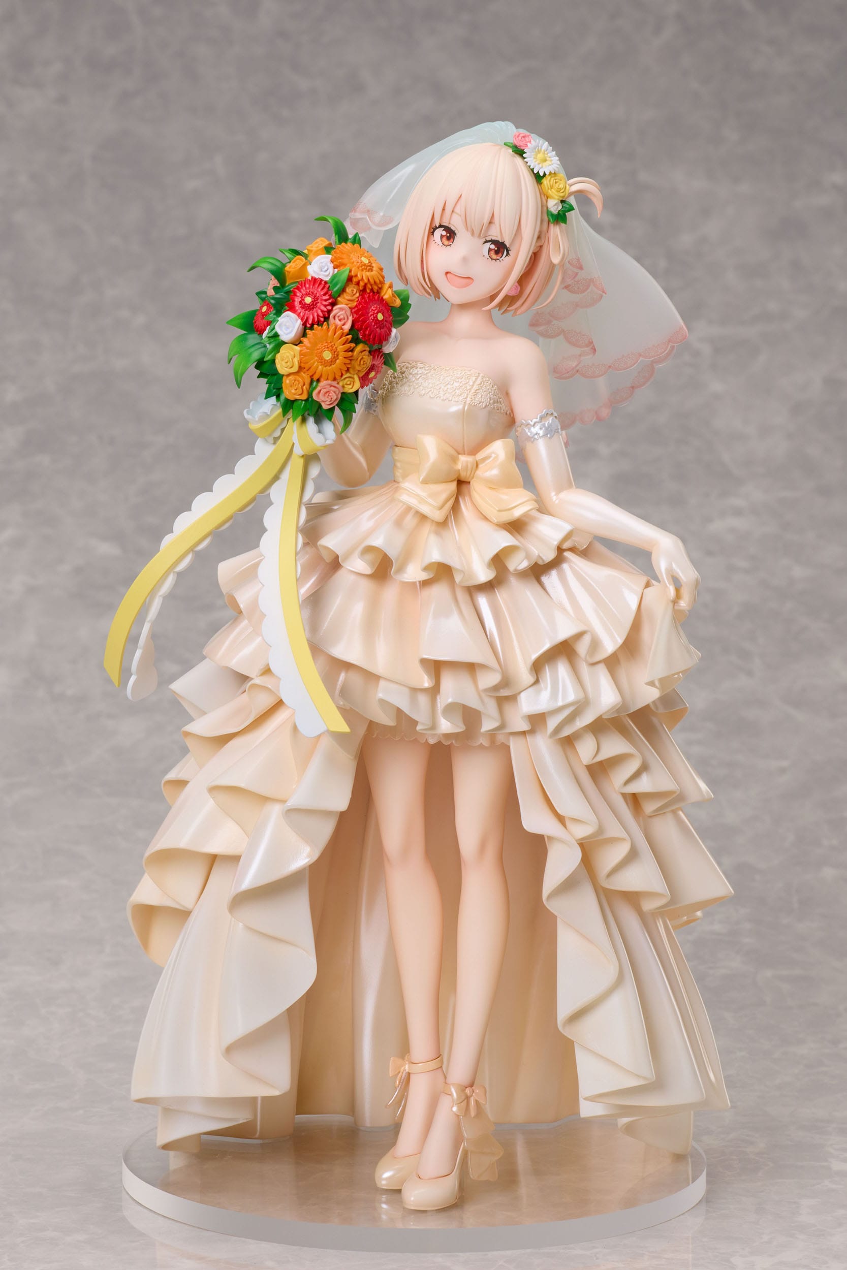 lycoris recoil chisato nishikigi wedding dress ver scale figure main