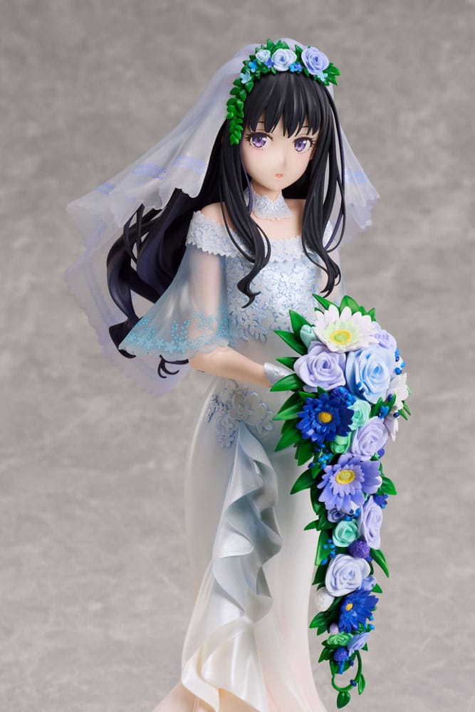 lycoris recoil takina inoue wedding dress ver scale figure ()