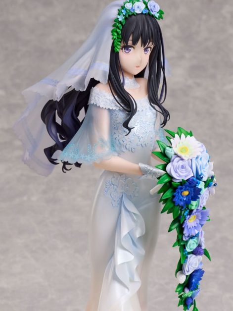 lycoris recoil takina inoue wedding dress ver scale figure ()