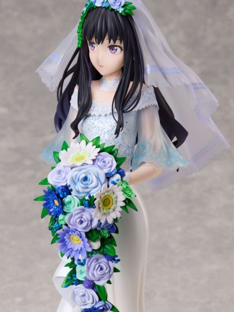 lycoris recoil takina inoue wedding dress ver scale figure ()