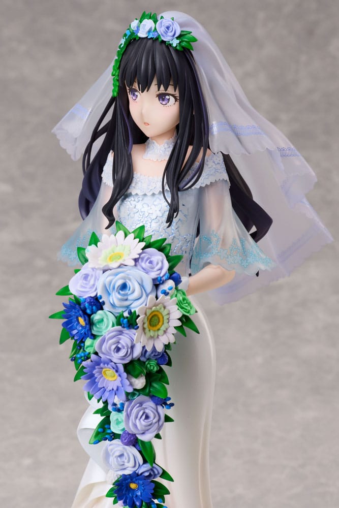 lycoris recoil takina inoue wedding dress ver scale figure ()