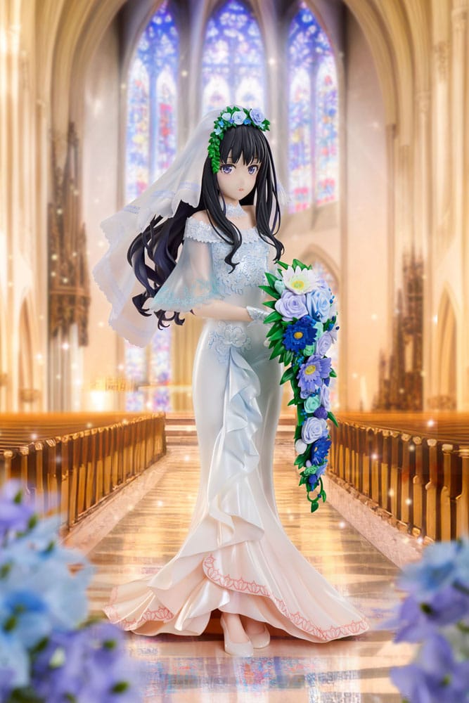 lycoris recoil takina inoue wedding dress ver scale figure ()