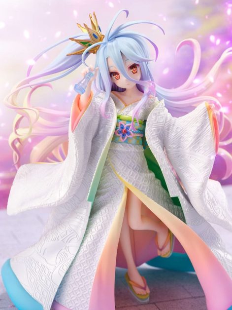no game no life shiro shiromuku scale figure ()