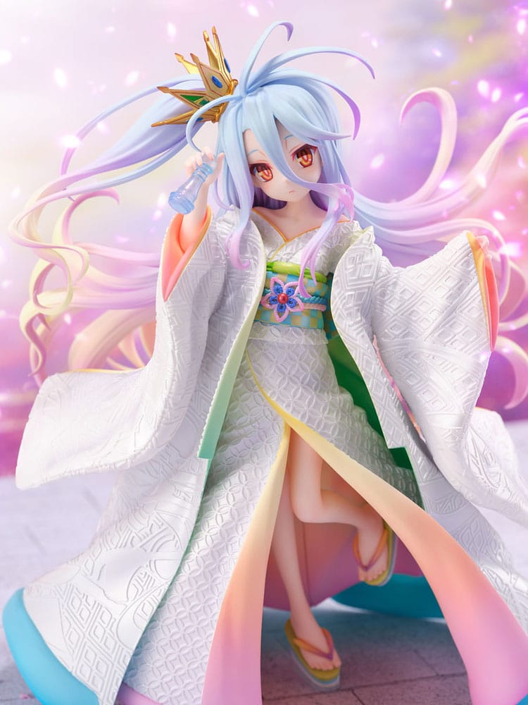 no game no life shiro shiromuku scale figure ()