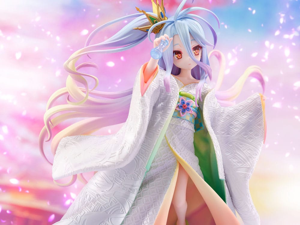 no game no life shiro shiromuku scale figure ()